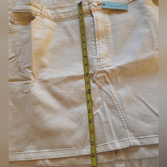 NWT Anthropologie Denim Mini Skirt - Picture 7 of 7